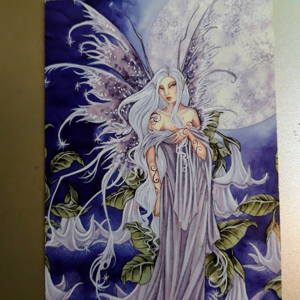 Vintage Amy Brown fairy post card